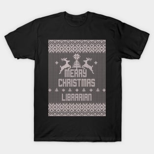 Merry Christmas LIBRARIAN T-Shirt